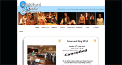 Desktop Screenshot of guildfordopera.com